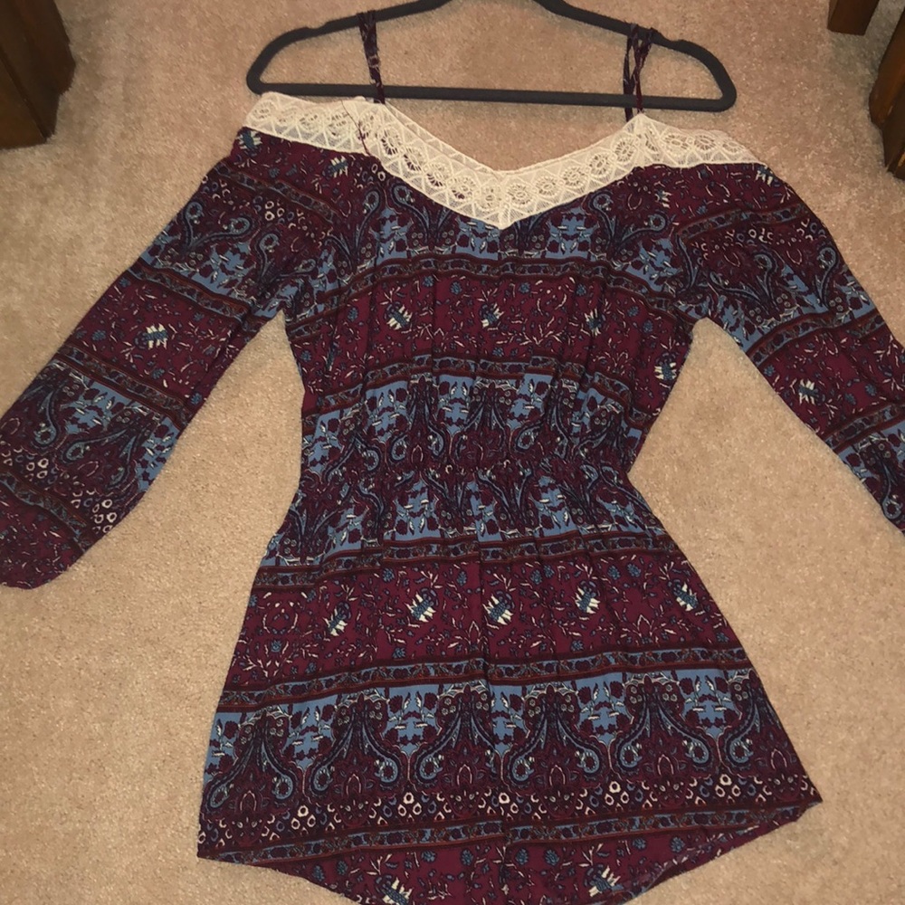 Charlotte Russe Printed Romper